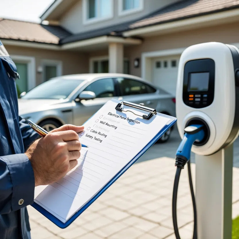 Checklist del Instalador de Cargadores de VE