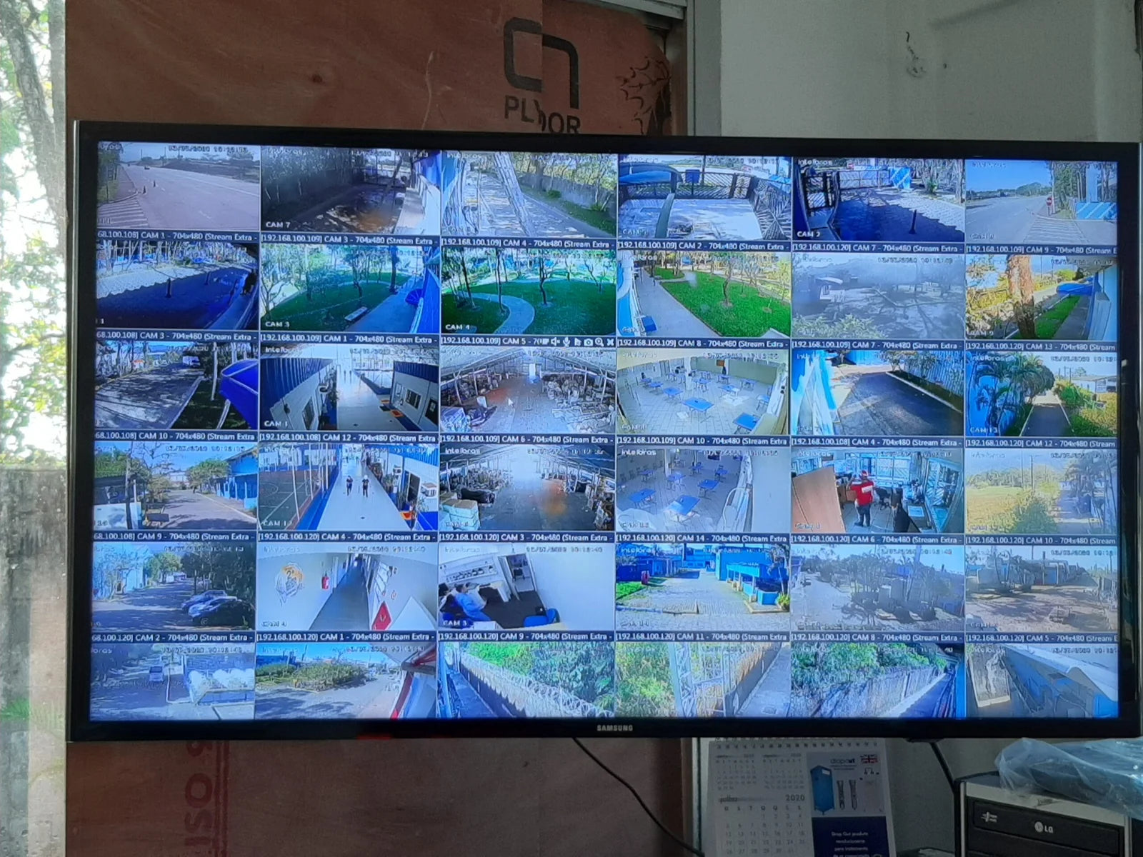 Trabajo de instalación